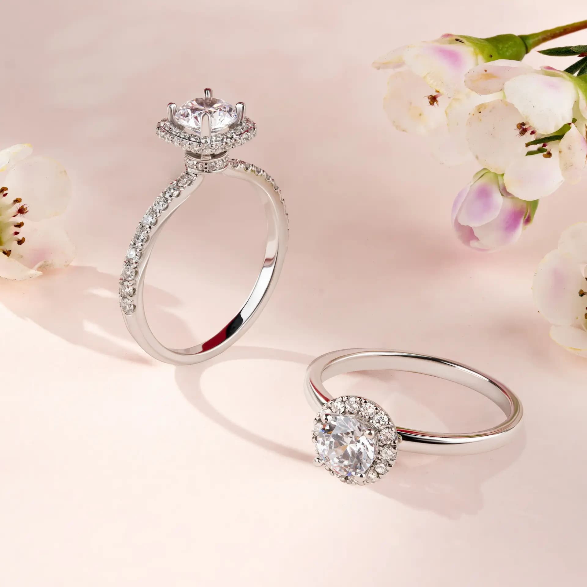 Sustainable lab-grown diamond engagement rings collection